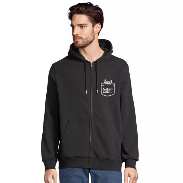 Naked Cat Hoodie front