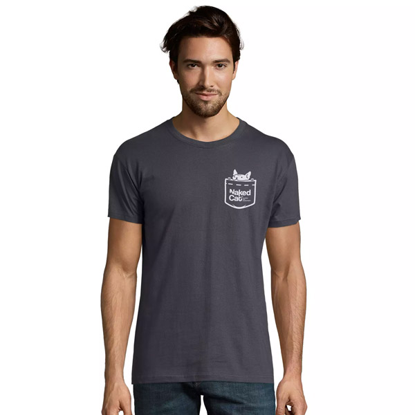 Naked Cat Plugins t-shirt man front